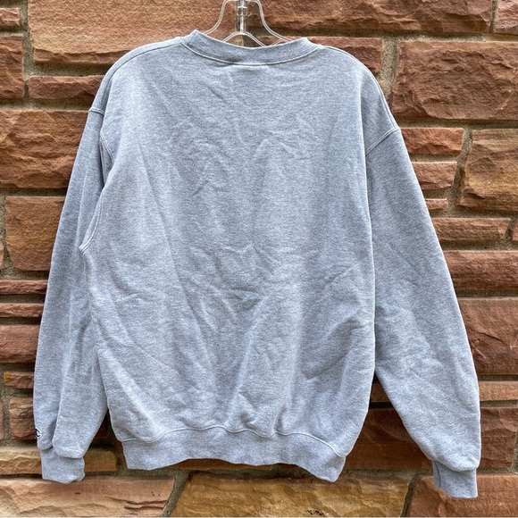 Vintage Champion Men UCLA Sweatshirt Size Medium Gray Sweater Pullover Spell Out - Picture 5 of 5